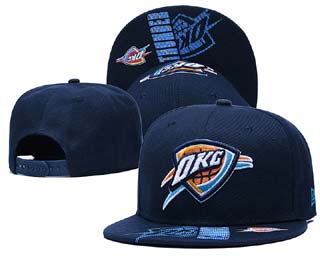 Oklahoma City Thunder NBA Snapback Caps-3