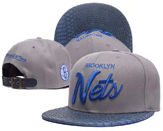 Brooklyn Nets NBA Snapback Caps-2